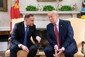 Diplomacy Prints: President Donald Trump and Polish President Andrzej Duda meet at the White House