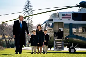 South Lawn Prints: President Donald Trump returns to the White House after Thanksgiving break, Nov. 29, 2020