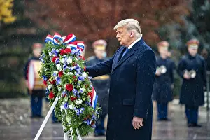 Band Prints: President Donald Trump at the Wreath-Laying Ceremony at the Tomb of the Unknown Soldier
