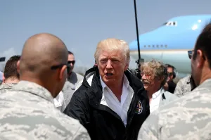 6 People Prints: President Donald during a visit to Carolina