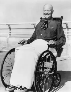 Wheelchairs Prints: President Dwight D. Eisenhower (1890-1969)