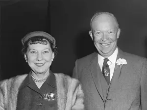 Couples Portraits Prints: President Dwight and First Lady Mamie Eisenhower