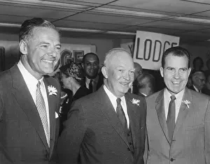 Lcgr1412 Prints: President Eisenhower joining Republican nominees at the Presidential Campaign Kick-off