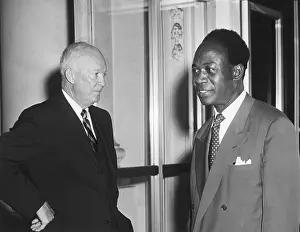 Foreign Relations Prints: President Eisenhower with Kwame Nkrumah
