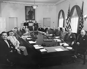 Conference Table Prints: President Eisenhower's Cabinet, May 8, 1953