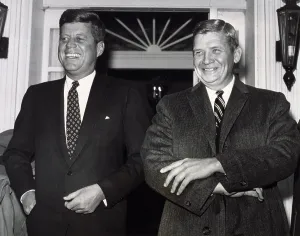 Sanford Prints: President-elect John F. Kennedy and North Carolina Governor-elect
