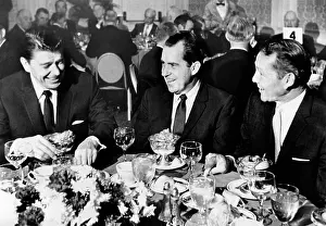 Csu 2012 10 Prints: President-elect Richard Nixon (center) joins Calif