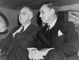 Depression Prints: President Franklin D. Roosevelt with his closest political advisor