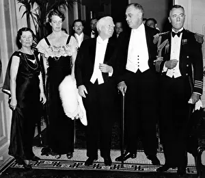 Tuxedos Prints: President Franklin and Eleanor Roosevelt were dinner guests at Vice-President and Mrs