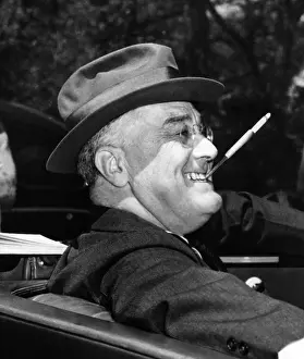 Classic Prints: President Franklin Roosevelt, debonair with his cigarette holder