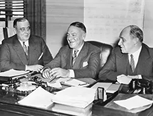 Brain Trust Prints: President Franklin Roosevelt fired Hugh Johnson for erratic behavior related to alcohol abuse in Sept