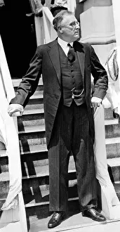 Menswear Prints: President Franklin Roosevelt heads the Merchant Tailor's Association 1937 list of well dressed men