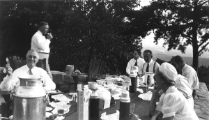 Samuel Prints: President Franklin Roosevelt hosting a picnic