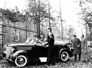 Hyde Park Prints: President Franklin Roosevelt inspects Top Cottage at his Hyde Park estate