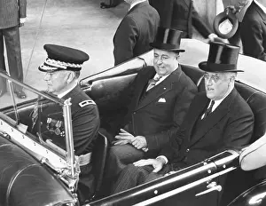 Somoza Prints: President Franklin Roosevelt with President Anastasio Somoza of Nicaragua