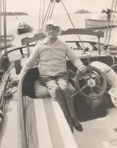 Handicapped Prints: President Franklin Roosevelt on his schooner the Amberjack II