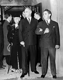 Hyde Park Prints: President Franklin Roosevelt after services at St