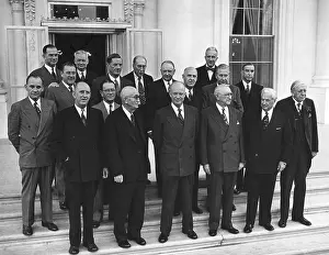 Steps Prints: The President gave a luncheon for a group of Senators at the White House