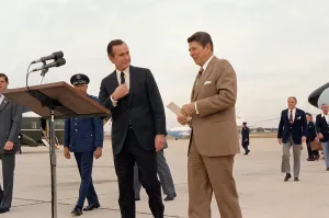George Walker Prints: President George H.W. Bush during the observance of the 50th anniversary of the Japanese attack on Pearl Harbor