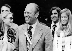 Ford Prints: President Gerald Ford with daughter