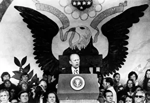 Speaking Prints: President Gerald Ford speaks at Bicentennial event in Charlotte