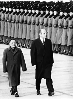 Beijing Prints: President Gerald Ford walks with China's Vice Premier Deng Xiaoping during Ford's state visit to China
