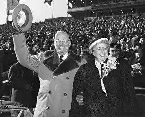 Corsage Prints: President Harry Truman and First Lady Bess Truman at the Army Navy Football Game