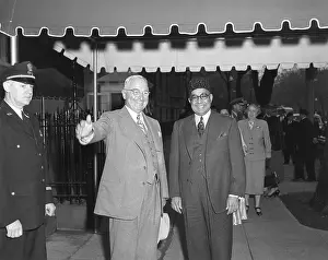 Bess Prints: President Harry Truman and Prime Minister Liaquat Ali Khan of Pakistan in Washington