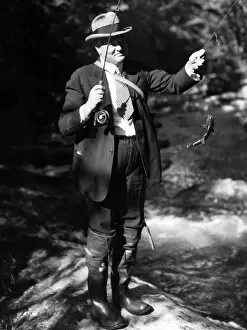 Fishing Prints: Former president Herbert Hoover
