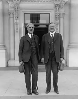 Hoover Prints: President Herbert Hoover and British Prime Minister Ramsey MacDonald at the White House