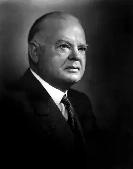 Hoover Prints: President Herbert Hoover, ca 1940s. Courtesy CSU Archives/Everett Collection
