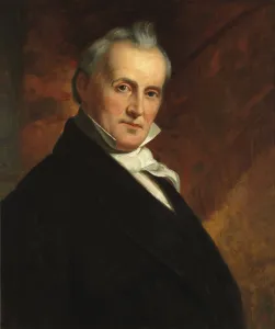 Cravat Prints: President James Buchanan, supported the Dred Scott decision