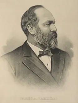 Garfield Prints: President James Garfield, 1881, the 20th US President