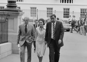Jody Prints: President Jimmy Carter with his close friend Georgia banker Bert Lance and his wife LaBelle