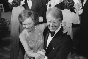 Ladies Prints: President Jimmy Carter and First Lady Rosalynn Carter dance at the White House Congressional Ball