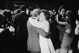 Inauguration Prints: President Jimmy Carter and First Lady Rosalynn Carter dancing at an inaugural ball