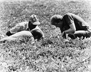 Carter Prints: President Jimmy Carter at his peanut farm in Plains