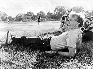 Casual Prints: President Jimmy Carter relaxing during a softball game in Plains