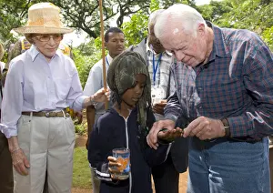 Activists Prints: Former President Jimmy Carter and Rosalynn Carter in Afeta