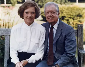 Activists Prints: Former President Jimmy Carter and his wife, Rosalynn, in 1993