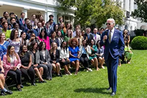 Young Adults Prints: President Joe Biden addresses the 2022 Summer Internship class