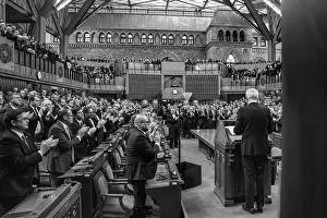 Applauding Prints: President Joe Biden addresses a joint session of Parliament