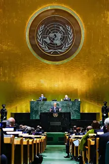 Speaking Prints: President Joe Biden addresses the United Nations General Assembly, Sept. 21, 2021