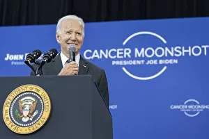 Healthcare Prints: President Joe Biden delivers remarks on the Cancer Moonshot at the JFK Library in Boston