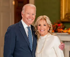 Holiday Prints: President Joe Biden and First Lady Jill Biden on Nov