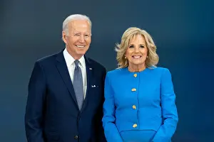 Dogs Prints: President Joe Biden and First Lady Jill Biden record video messages for Carroll Burnett's
