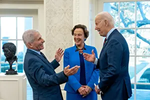 Christine Prints: President Joe Biden greets his former Chief Medical Adviser