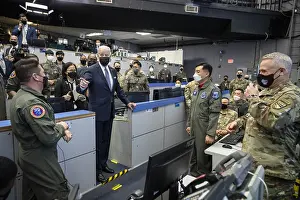 Asian American Prints: President Joe Biden greets Korean