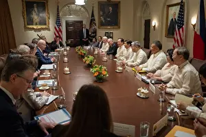 Elected Prints: President Joe Biden leads an expanded bilateral meeting with Philippines President Ferdinand Marcos Jr