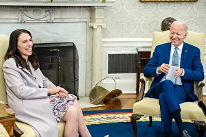 Allies Prints: President Joe Biden meets with New Zealand PM Jacinda Ardern